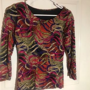 Gorgeous Stretch shirt. 3/4 sleeves.